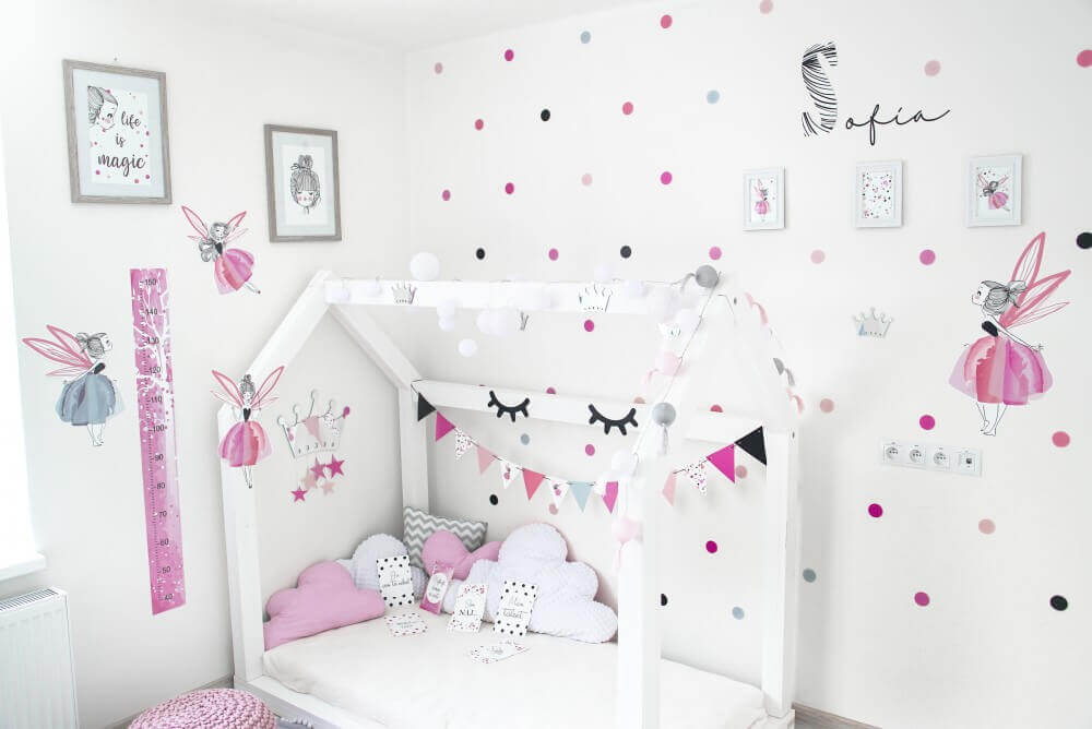 da parete per ciglia per bambini Ciglia per cameretta dei bambini per camera da letto 