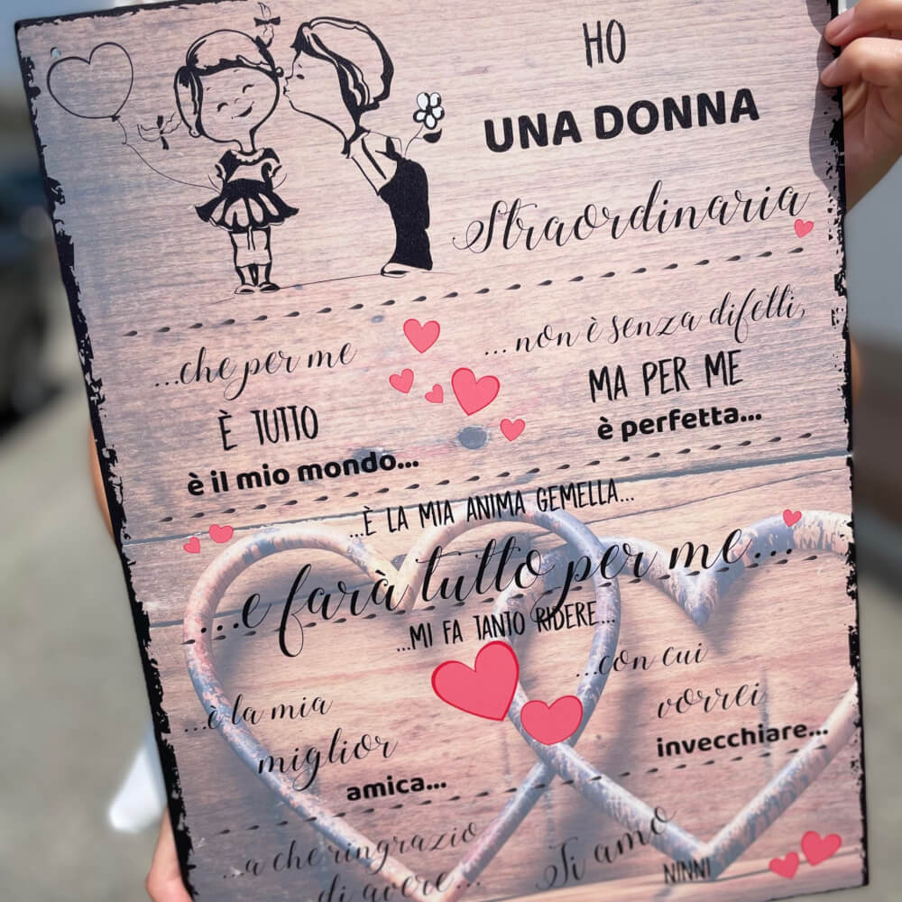 Quadro con poster personalizzato Bradipi innamorati sul divano- Idea regalo  di coppia San Valentino