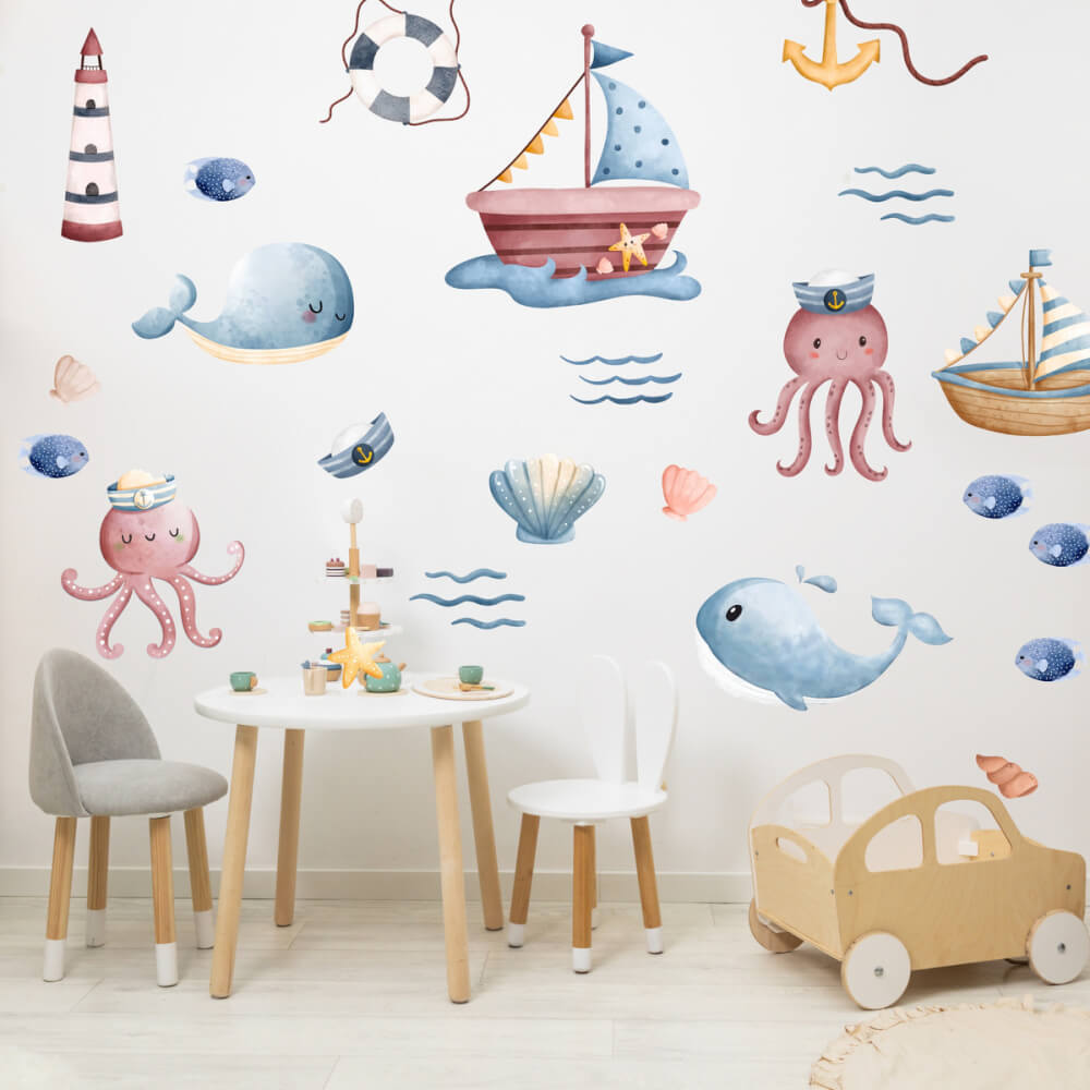 Adesivo murale - Avventura nautica