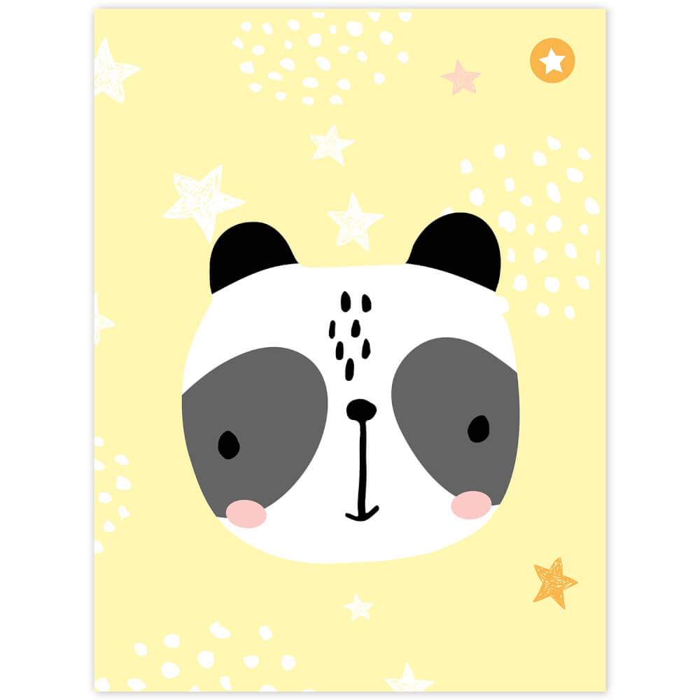 Quadro decorativo per bambini PANDA